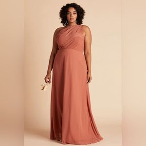 NEW Birdy Grey Kira Terracotta Women XL Wedding Guest Bridesmaid Maxi Dress
